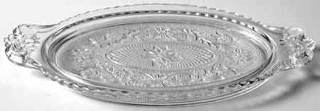 Sandwich Clear (Stem 41) Creamer/Sugar, Tray Only