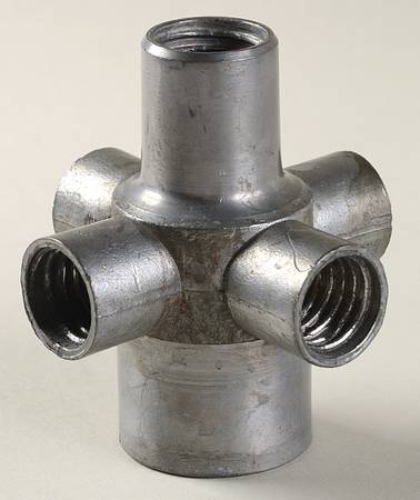 Sandwich Clear (Stem 41) Hemisphere-5 Part Metal Socket