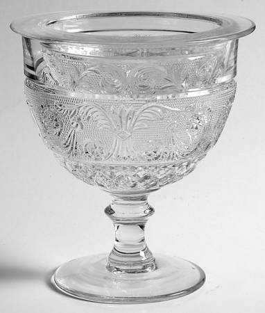 Sandwich Clear (Stem 41) Frozen Fruit Server & Liner