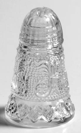 Sandwich Clear (Stem 41) Individual Shaker & Plastic Lid