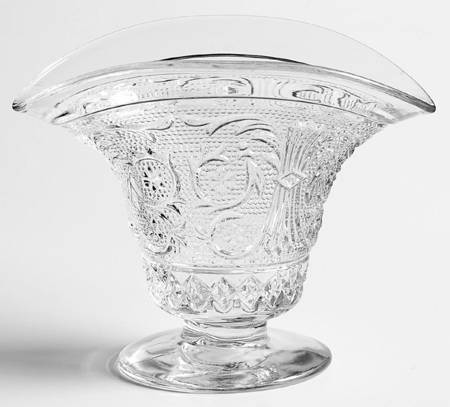 Sandwich Clear (Stem 41) Fan Vase
