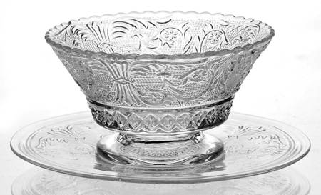 Sandwich Clear (Stem 41) Underplate for Finger Bowl