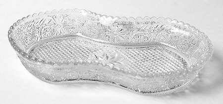 Sandwich Clear (Stem 41) Pickle Dish