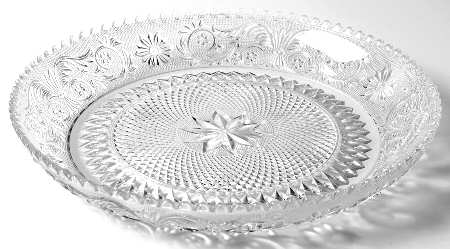 Sandwich Clear (Stem 41) Gardenia Bowl