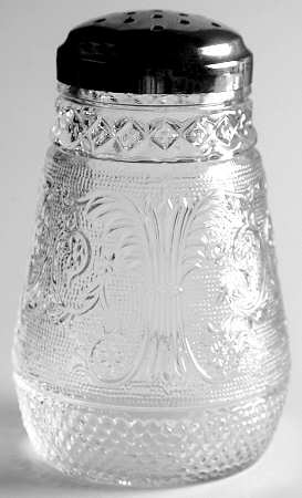 Sandwich Clear (Stem 41) Sugar Shaker & Lid