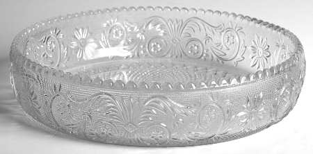 Sandwich Clear (Stem 41) Lily Bowl (Float)