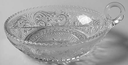 Sandwich Clear (Stem 41) 6" Round 2 Part Relish