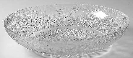 Sandwich Clear (Stem 41) 11" Shallow Salad Bowl