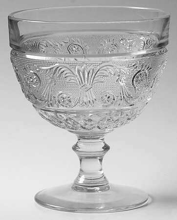 Sandwich Clear (Stem 41) Frozen Fruit Server No Liner