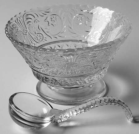 Sandwich Clear (Stem 41) Mayonnaise and Ladle