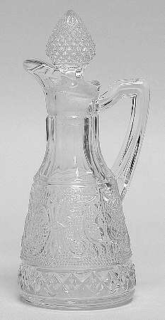 Sandwich Clear (Stem 41) Oil Cruet & Stopper