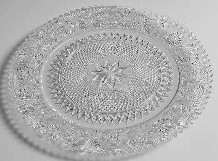 Sandwich Clear (Stem 41) Torte Plate