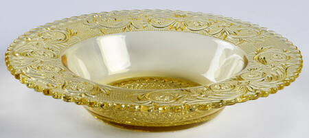Sandwich Amber (Stem 41) 7" Grapefruit Bowl