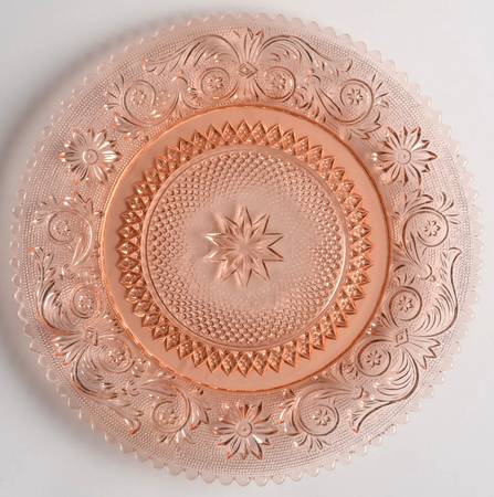 Sandwich Pink Rose (Stem 41) Luncheon Plate