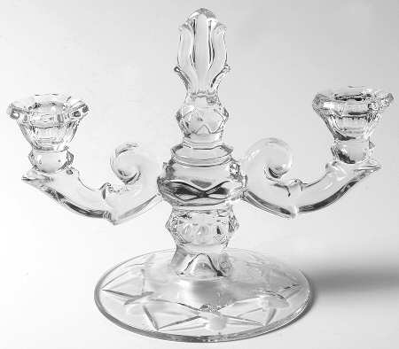 Sheffield (Cut) Double Light Candlestick