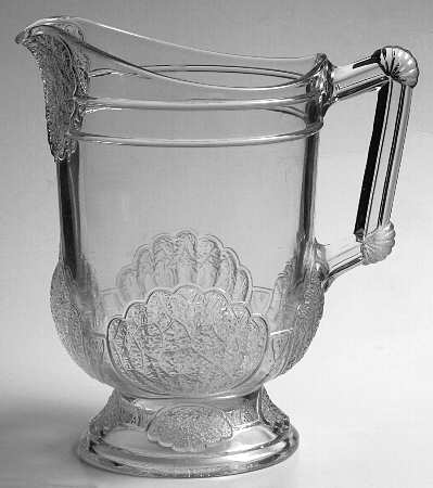 Shell and Tassel Clear (Pressed) 48 Oz Pitcher