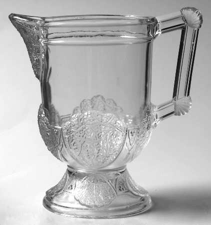 Shell and Tassel Clear (Pressed) Creamer