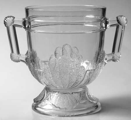 Shell and Tassel Clear (Pressed) Spoon Holder