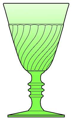 Spiral Flutes Green