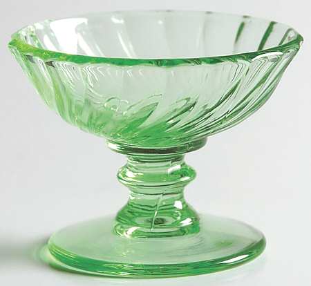 Spiral Flutes Green Nut Cup
