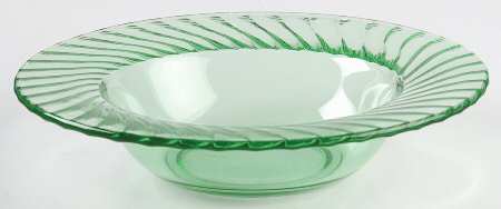 Spiral Flutes Green Baked Apple