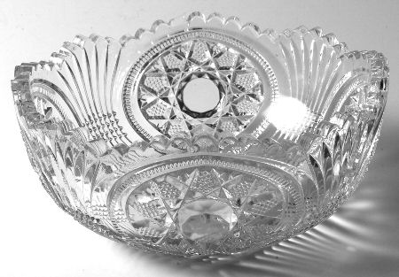 Starred Loop Clear 8" Round Bowl