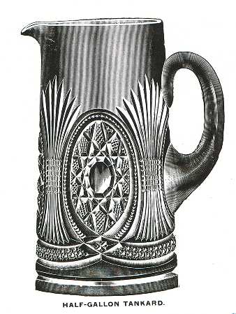 Starred Loop Clear 64 Oz Tankard