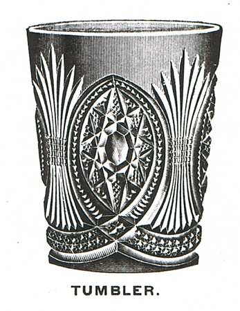 Starred Loop Clear Flat Tumbler