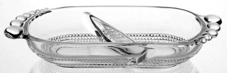 Teardrop Clear (Stem 5301 301) Olive Dish
