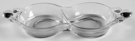 Teardrop Clear (Stem 5301 301) Mini Creamer/Sugar, Tray Only