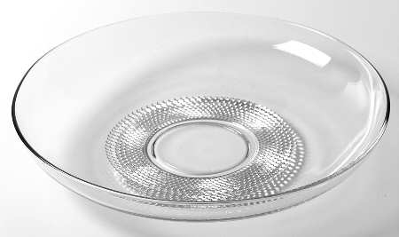 Teardrop Clear (Stem 5301 301) 12" Shallow Salad Bowl