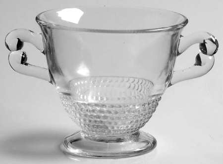 Teardrop Clear (Stem 5301 301) Mini Open Sugar