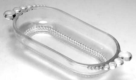 Teardrop Clear (Stem 5301 301) 1/4 Pound Butter Dish, No Lid