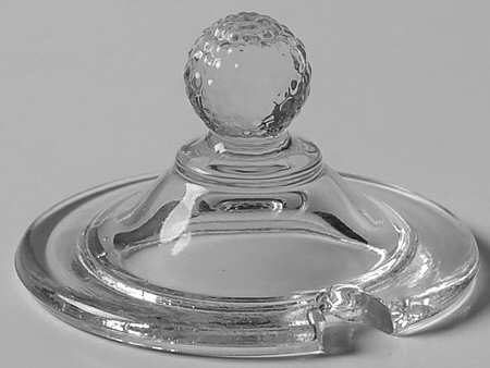 Teardrop Clear (Stem 5301 301) Lid for Mustard
