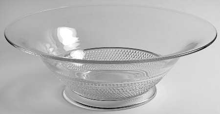 Teardrop Clear (Stem 5301 301) 12" Round Flared Bowl