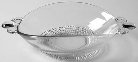 Teardrop Clear (Stem 5301 301) 7" Oval Handled Bowl