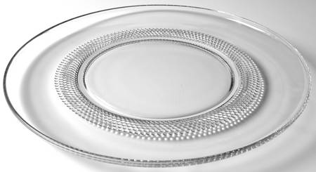 Teardrop Clear (Stem 5301 301) Large Torte Plate