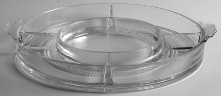 Terrace Clear (Stem 111) 12" Round 5 Part Relish