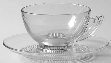 Terrace Clear (Stem 111) Cup & Saucer Set