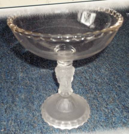 Three Faces (Pressed) Compote