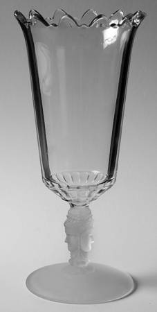 Three Faces (Pressed) Celery Vase