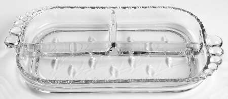 Willow 11" Oblong 3 Part Celery/Relish