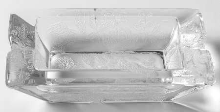 Wild Rose (Stem #5317) 3" Rectangular Ashtray