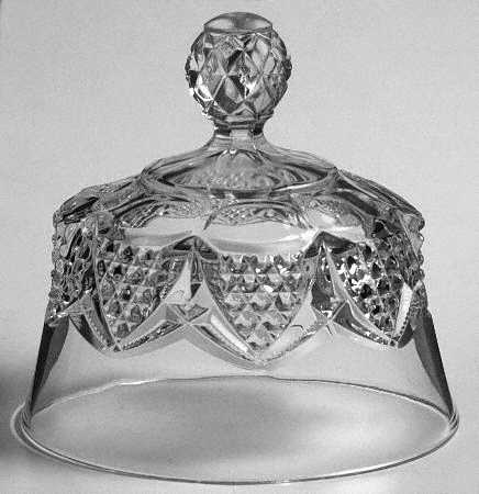 Button Arches Clear Lid for Round Butter