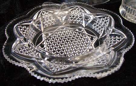 Button Arches Clear Round Butter Dish No Lid