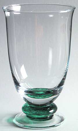 Magnum Green (Green Stem, Clear Bowl) 16 Oz Footed Tumbler
