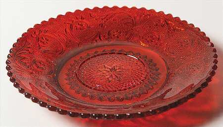 Sandwich Ruby Saucer Only