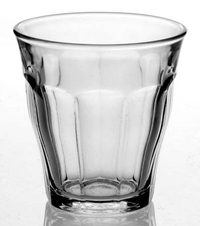 Picardie Clear 3 Oz Flat Tumbler