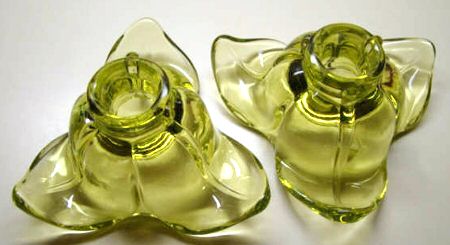 American Way Green (Charteuse, Line 71) Single Light Candlestick