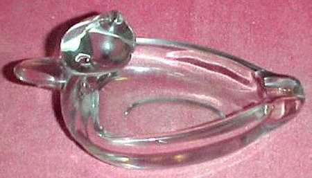 Pall Mall Clear #30 Large Duck Ashtray